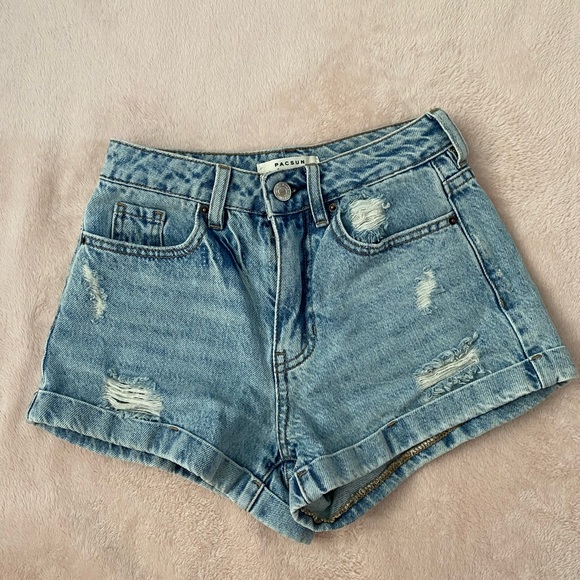 PacSun High Waisted Mom Shorts - Picture 2 of 4